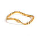 Waterproof Green Zircon Hand Chain Bracelet