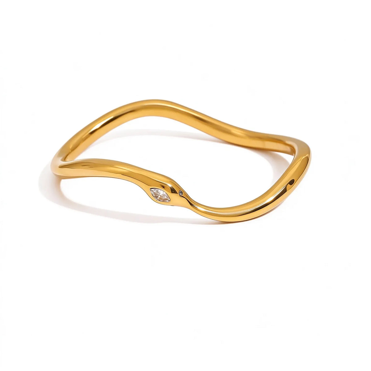 Waterproof Green Zircon Hand Chain Bracelet