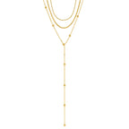 Triple Layer Chain Necklace | Waterproof 18K Gold