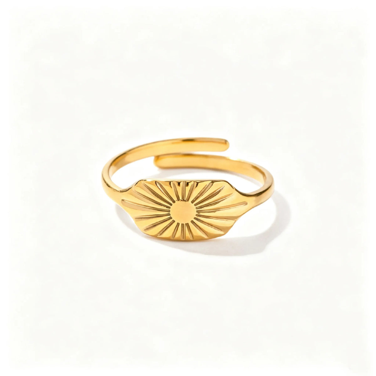 Vintage Statement Adjustable Ring | Waterproof 18K Gold