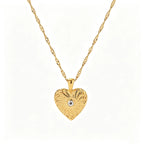Celestial Medallion Necklace | Waterproof 18K Gold